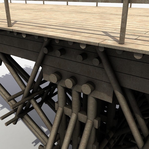 3d max wooden bridge - Wooden Bridge by 3D Graphics