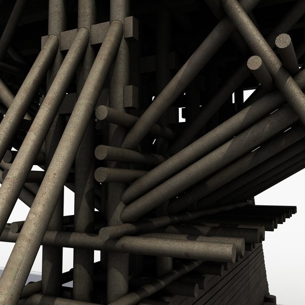 3d max wooden bridge - Wooden Bridge by 3D Graphics