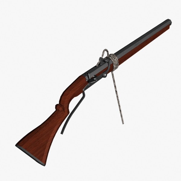 3d matchlock arquebus model - Matchlock Arquebus by mostlysquare