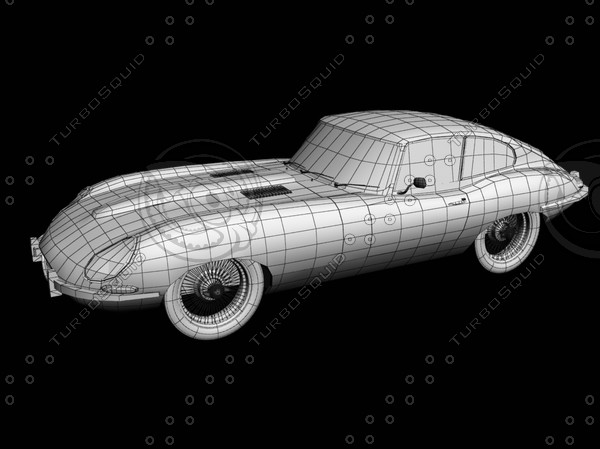 3dsmax e type coupe - Jaguar Etype coupe by desmonster