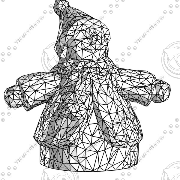 3d snowman gift christmas - snowman by edikm1