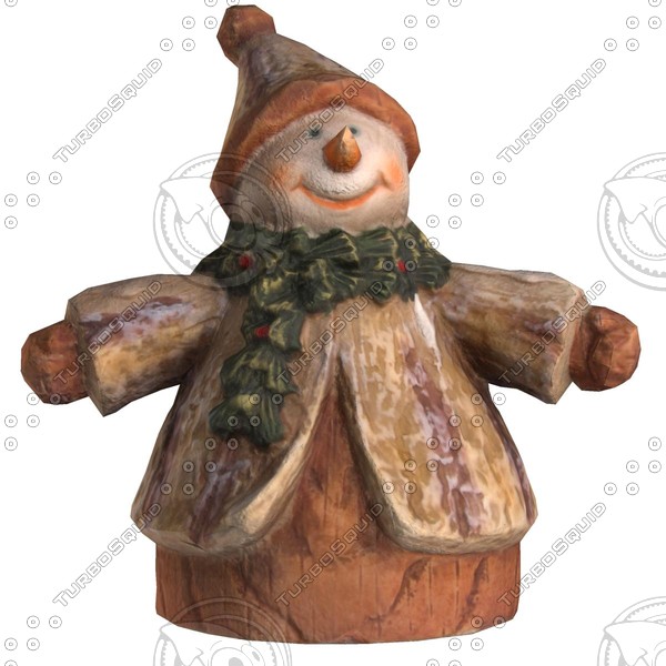 3d snowman gift christmas - snowman by edikm1