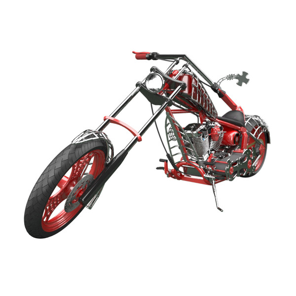 3d custom chopper bike 2 - Custom Chopper Bike 2 by android99