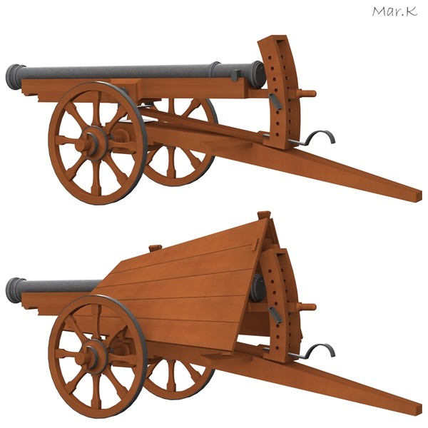 cannon leonardo vinci 3d 3ds - Cannon by Mar.K