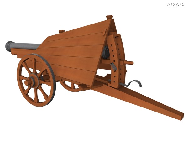 cannon leonardo vinci 3d 3ds - Cannon by Mar.K