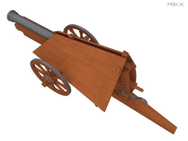 cannon leonardo vinci 3d 3ds - Cannon by Mar.K