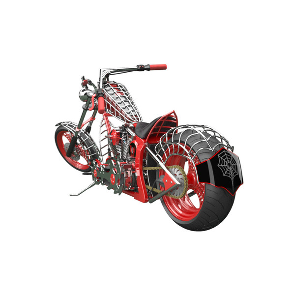 3d custom chopper bike 2 - Custom Chopper Bike 2 by android99