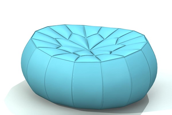 ottoman ligne roset 3d 3ds - Ottoman by Squida