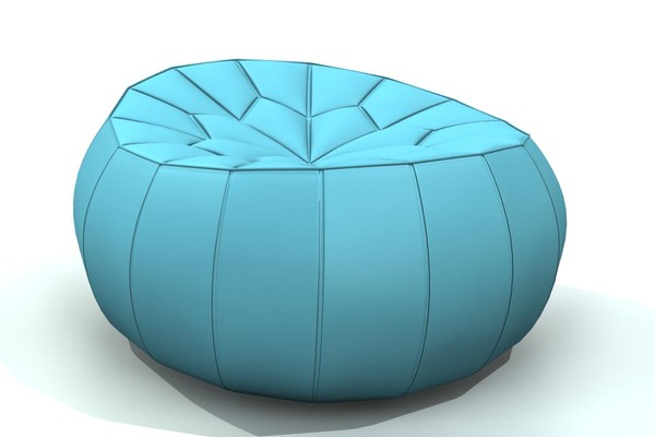 ottoman ligne roset 3d 3ds - Ottoman by Squida