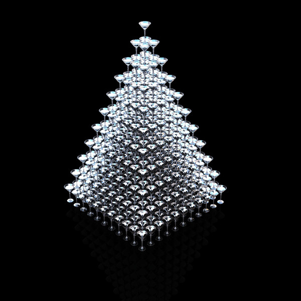 3d model martini - christmas tree - Martini - Christmas Tree by dimosbarbos