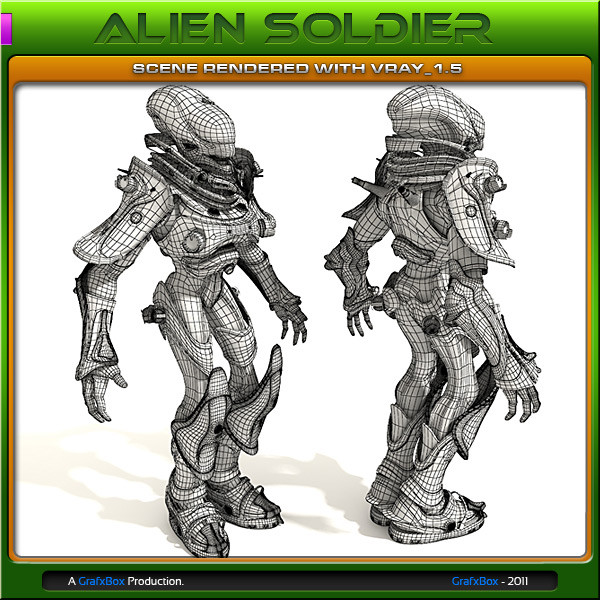 aliens soldier max - Alien_Soldier by GrafxBox