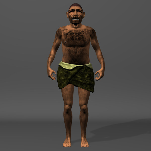 neanderthal man 3d obj - Neanderthal by novaart