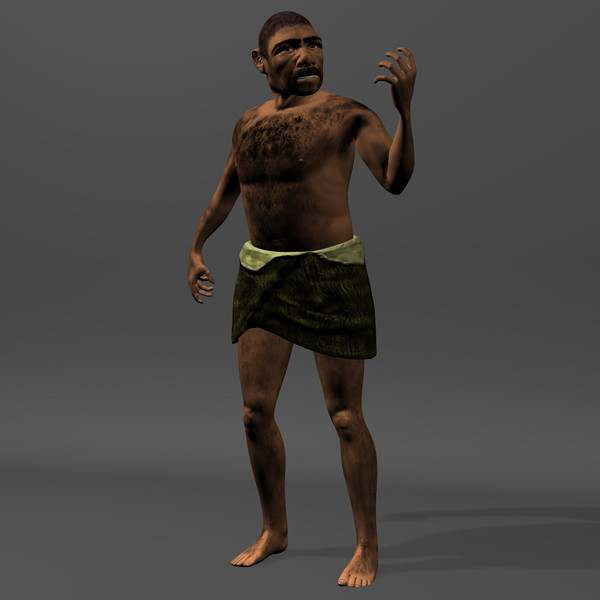 neanderthal man 3d obj - Neanderthal by novaart