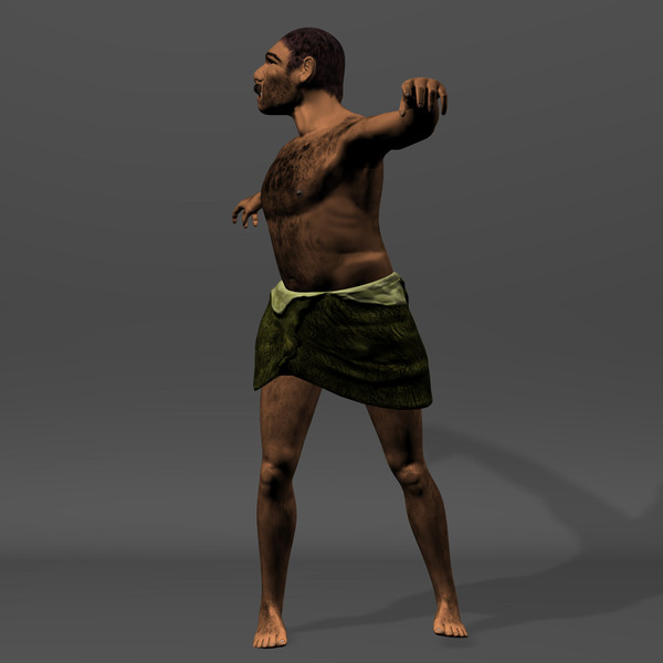 neanderthal man 3d obj - Neanderthal by novaart