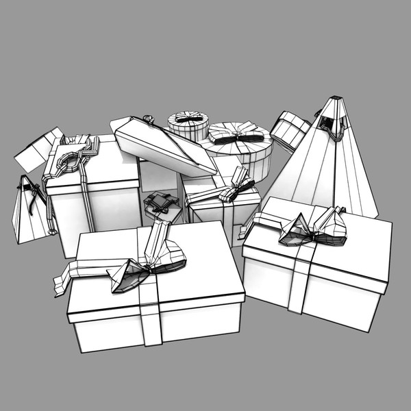 3d max gift present - Gift Boxes by virtualciti
