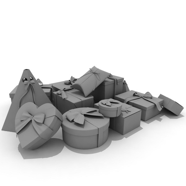 3d max gift present - Gift Boxes by virtualciti