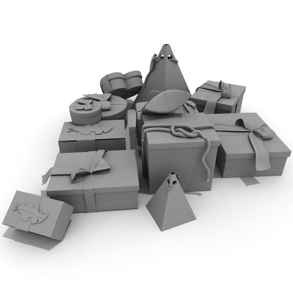 3d max gift present - Gift Boxes by virtualciti