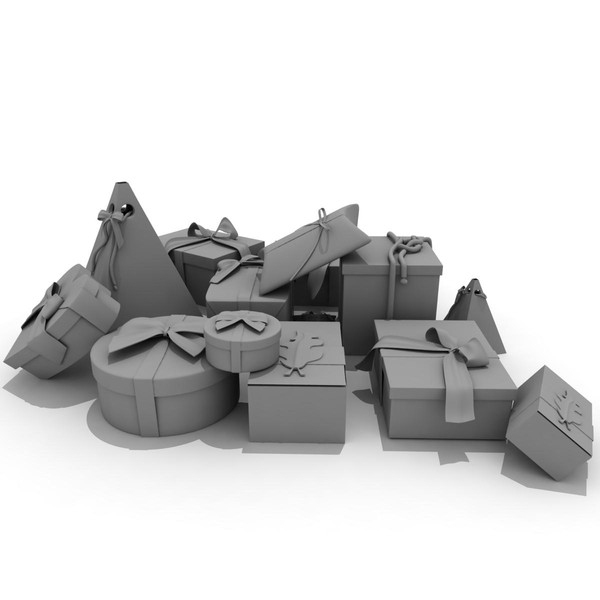 3d max gift present - Gift Boxes by virtualciti