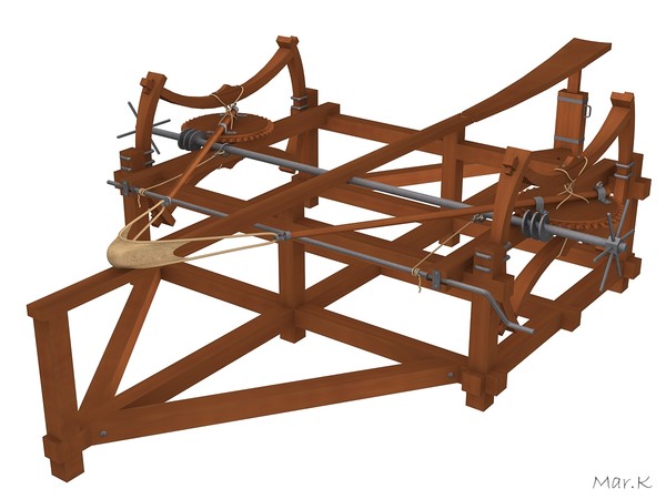 3ds max ballista leonardo da - Ballista by Mar.K