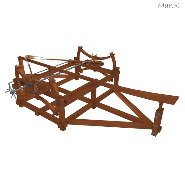 3ds max ballista leonardo da - Ballista by Mar.K