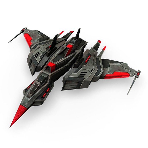 6 dark fighters 3d model - 6_dark_fighters.rar by Angryfly