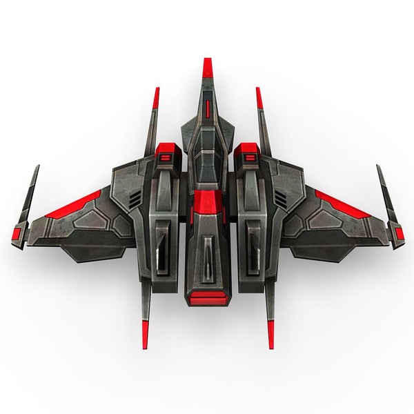 6 dark fighters 3d model - 6_dark_fighters.rar by Angryfly