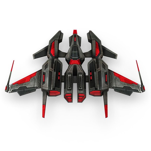 6 dark fighters 3d model - 6_dark_fighters.rar by Angryfly