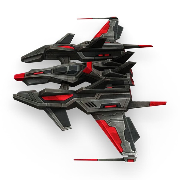 6 dark fighters 3d model - 6_dark_fighters.rar by Angryfly