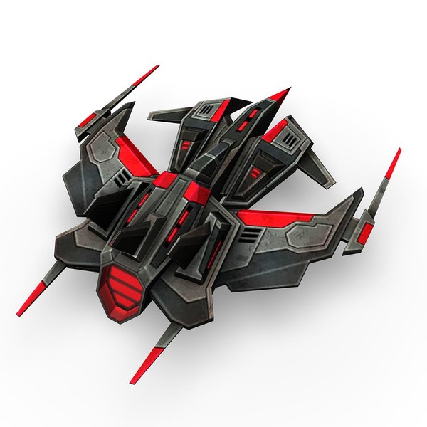 6 dark fighters 3d model - 6_dark_fighters.rar by Angryfly