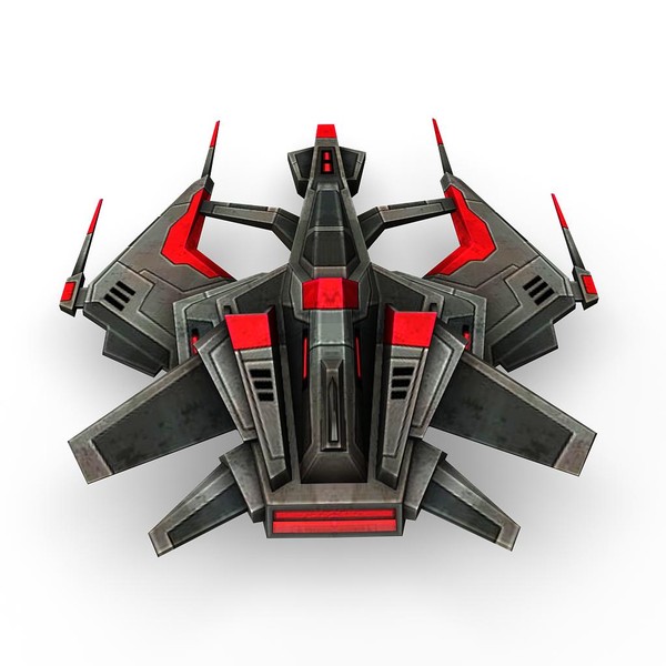6 dark fighters 3d model - 6_dark_fighters.rar by Angryfly
