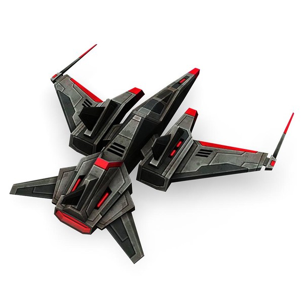 6 dark fighters 3d model - 6_dark_fighters.rar by Angryfly
