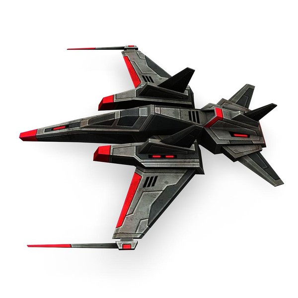 6 dark fighters 3d model - 6_dark_fighters.rar by Angryfly