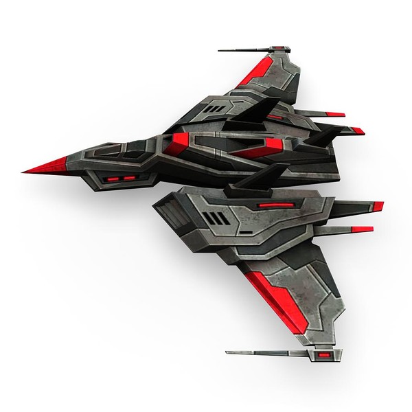 6 dark fighters 3d model - 6_dark_fighters.rar by Angryfly