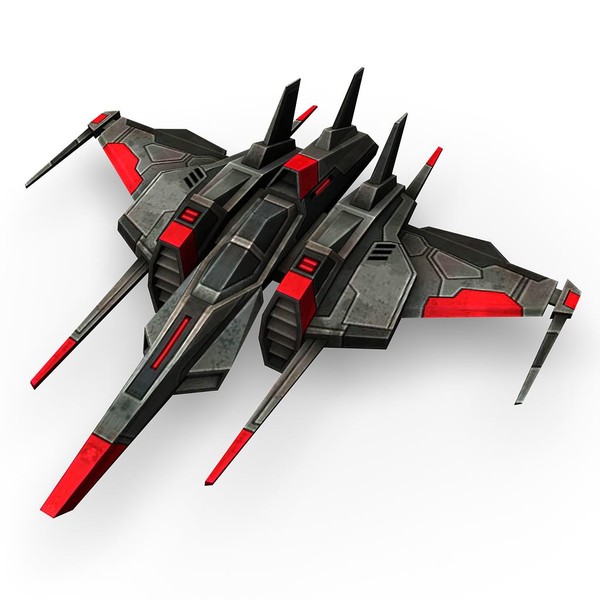 6 dark fighters 3d model - 6_dark_fighters.rar by Angryfly