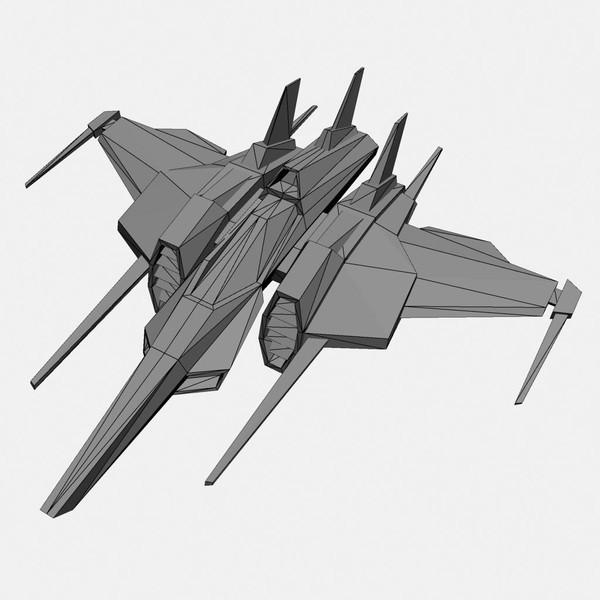 6 dark fighters 3d model - 6_dark_fighters.rar by Angryfly