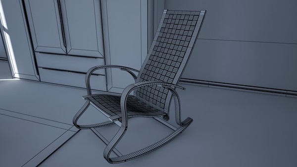 3d bedroom lighting model - Modern bedroom by Branoa
