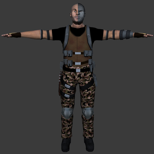 soldier games 3d obj - Soldier by ignisfatuus