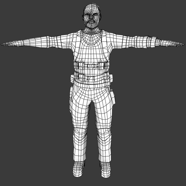soldier games 3d obj - Soldier by ignisfatuus