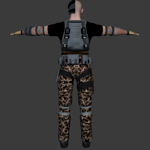 soldier games 3d obj - Soldier by ignisfatuus