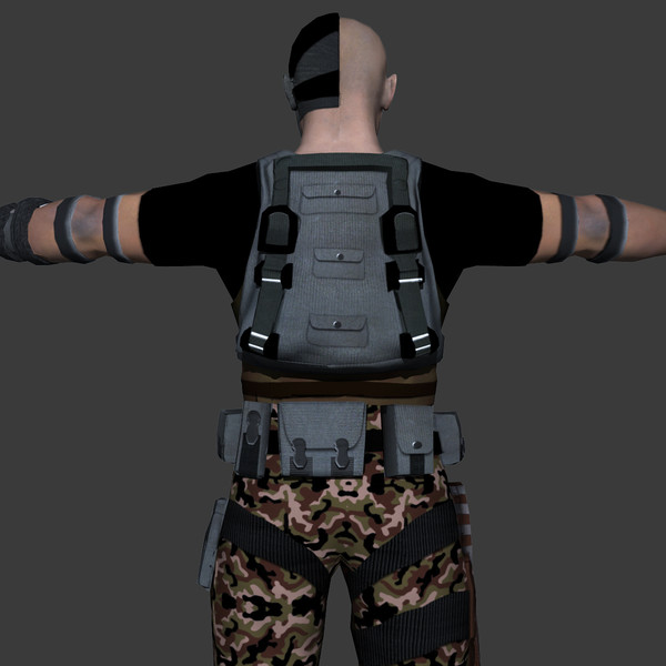 soldier games 3d obj - Soldier by ignisfatuus