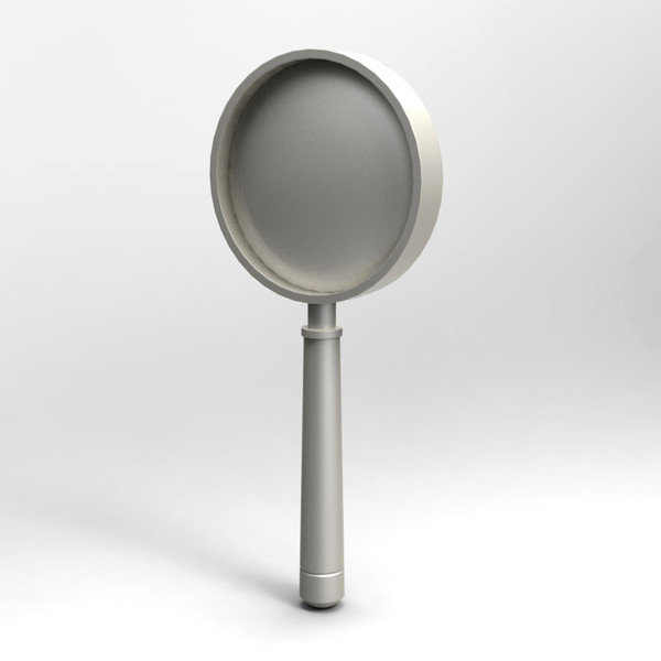3d magnifying glass model - Magnifying Glass by arvindnb