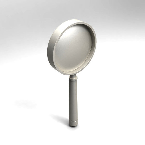 3d magnifying glass model - Magnifying Glass by arvindnb