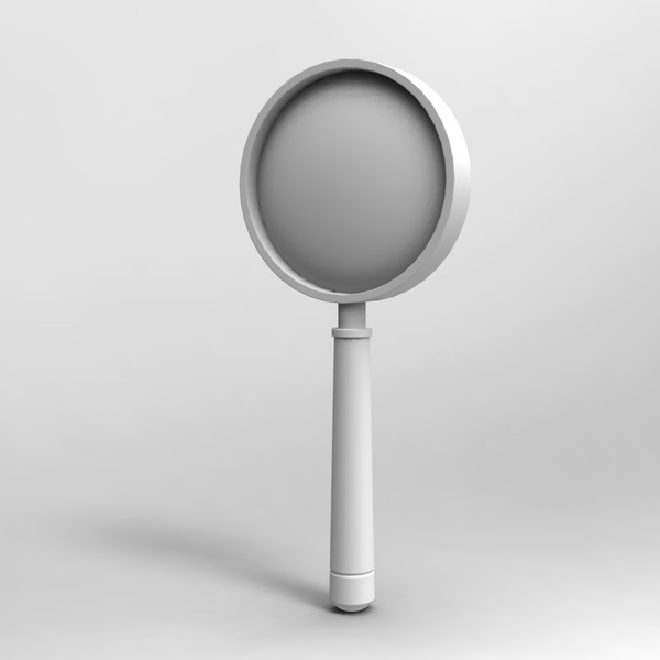 3d magnifying glass model - Magnifying Glass by arvindnb