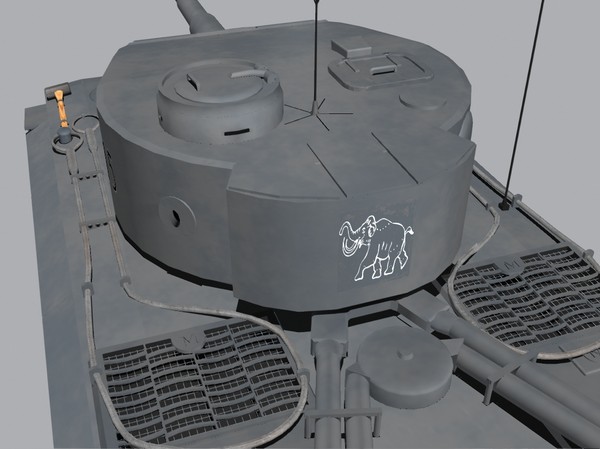 3d model pzkpfw tiger tank - PzKpfw VI TigerI by jhthomas512