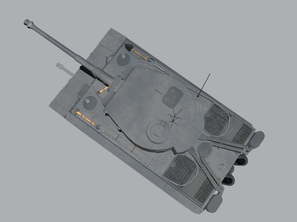 3d model pzkpfw tiger tank - PzKpfw VI TigerI by jhthomas512