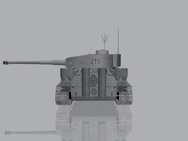 3d model pzkpfw tiger tank - PzKpfw VI TigerI by jhthomas512