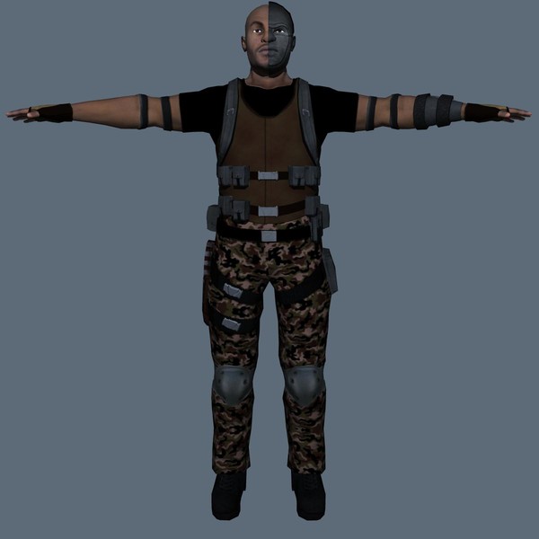 soldier games 3d obj - Soldier by ignisfatuus