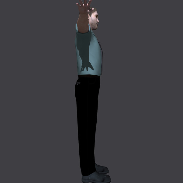 office worker 3d model - Office Worker by ignisfatuus