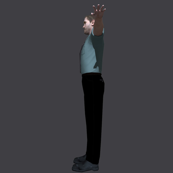 office worker 3d model - Office Worker by ignisfatuus