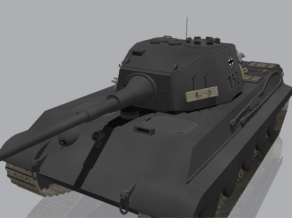lightwave king tiger tank pzkpfw - PzKpfw VIB TigerII by jhthomas512